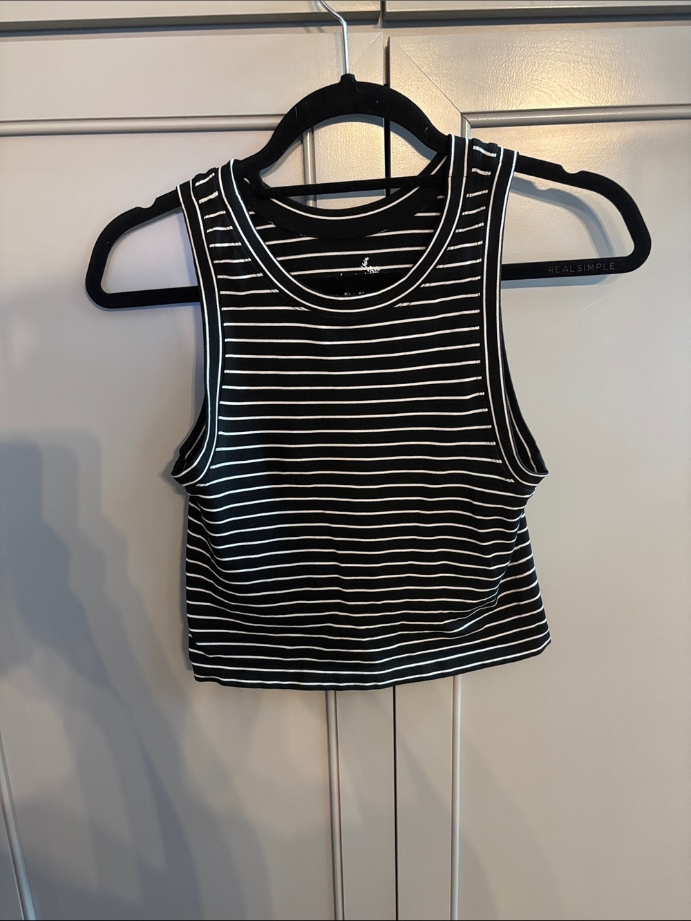 Intimately Free People cropped Striped Sleeveless Tank Top M/L